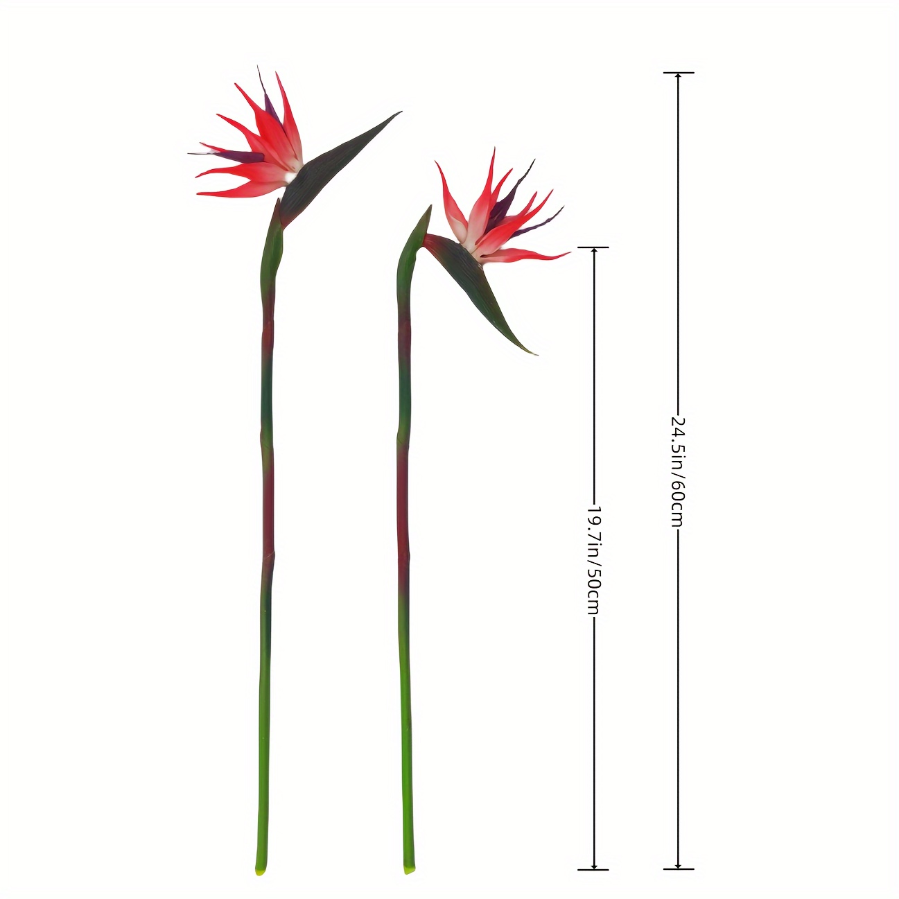 3 uds. De flores artificiales  - Bird Paradise Strelitzia reseña y precio